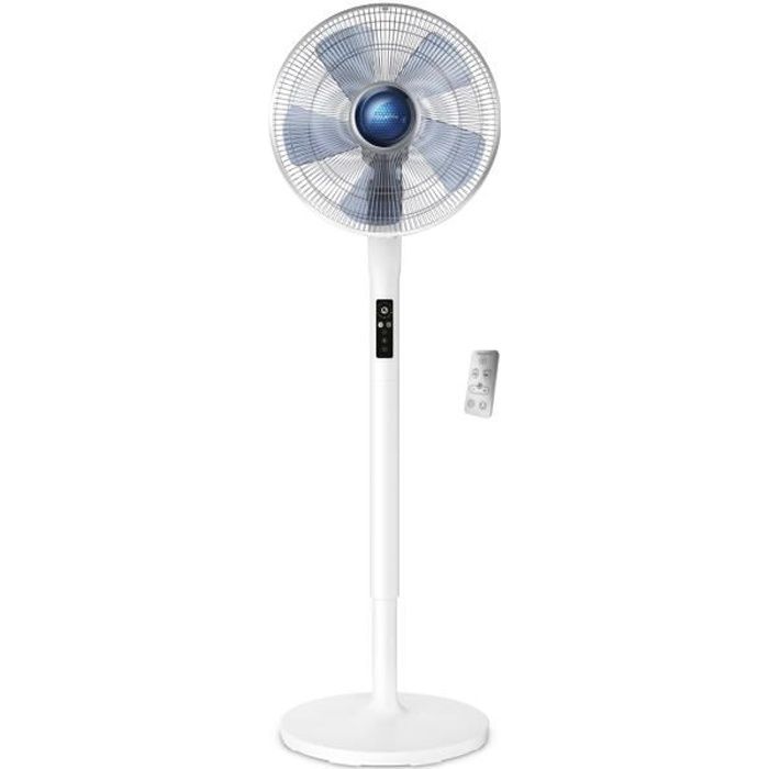 ROWENTA VU5870F0 Turbo Silence Extrême+ Ventilateur sur pied, Silencieux, Puissant, 5 vitesses, Télécommande, Arrêt automatique État correct - Rowenta reconditionné disponible sur Cdiscount Seconde Vie